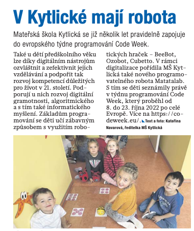 Napsali o nás Devítka 12/22