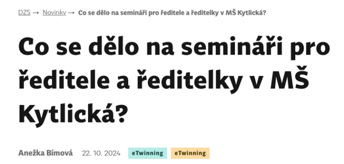 Napsali o nás dzs.cz