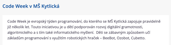 Napsali o nás Codeweek