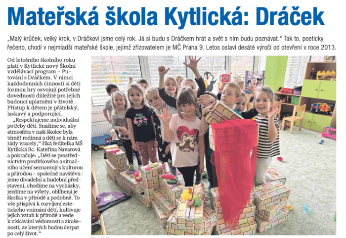Napsali o nás Devítka 5/23