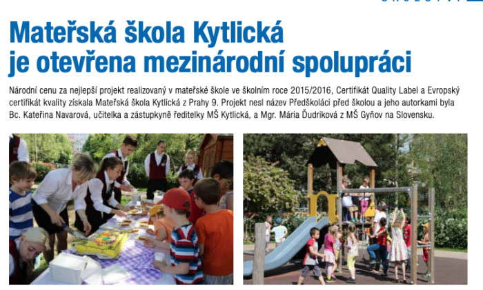 Napsali o nás Devítka 7/17