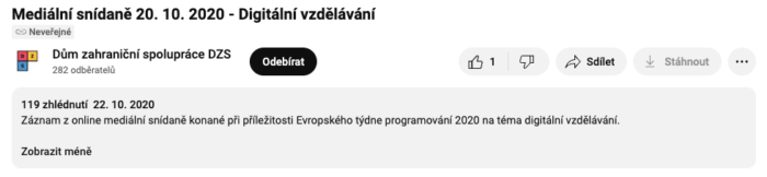 Napsali o nás záznam z online mediální snídaně